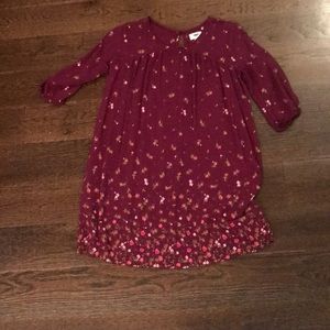Purple Dress With Flowers